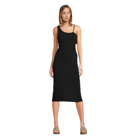 Madden NYC Juniors Midi Dress with Side Cut Out, NWT - Picture 1 of 4
